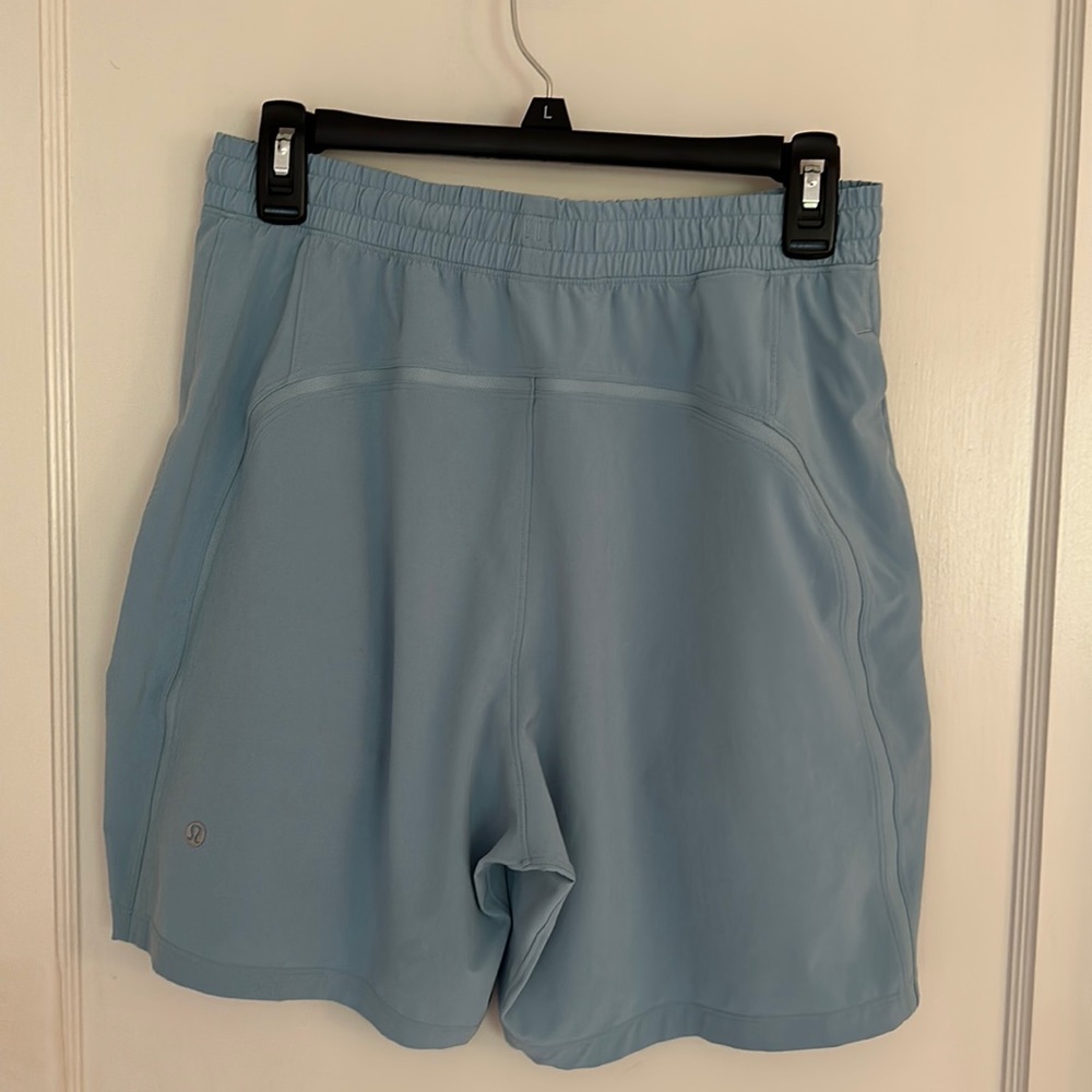 lululemon Pacebreaker Linerless 7” - Breeze Blue - Medium